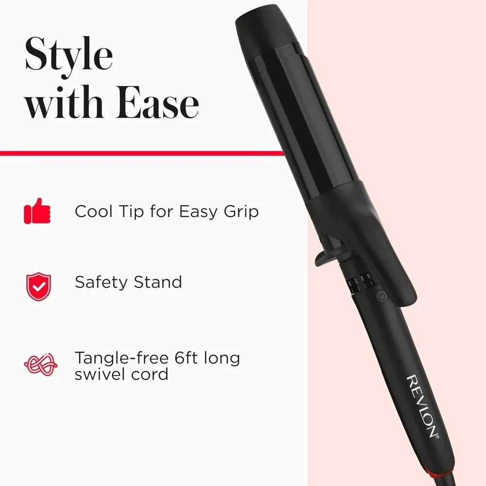 Revlon Smoothstay Coconut Oil Infused Curling Iron 1 1/2